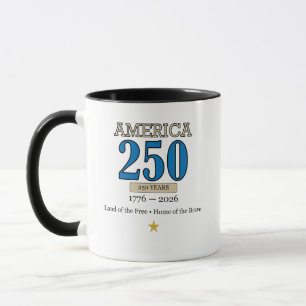 Taza América 250 Años 1776–2026 Águila Patriótica Vinta