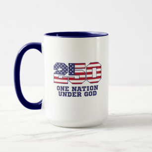 Taza América 250 Años 250 Aniversario Independencia
