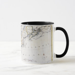 Taza AMÉRICA COLONIAL: MAPA, c1770