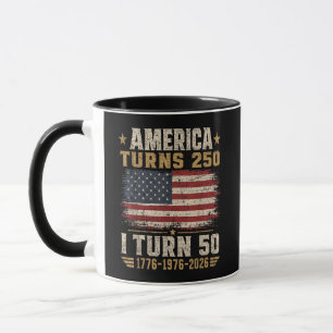 Taza América Cumple 250 Yo Cumplo 50