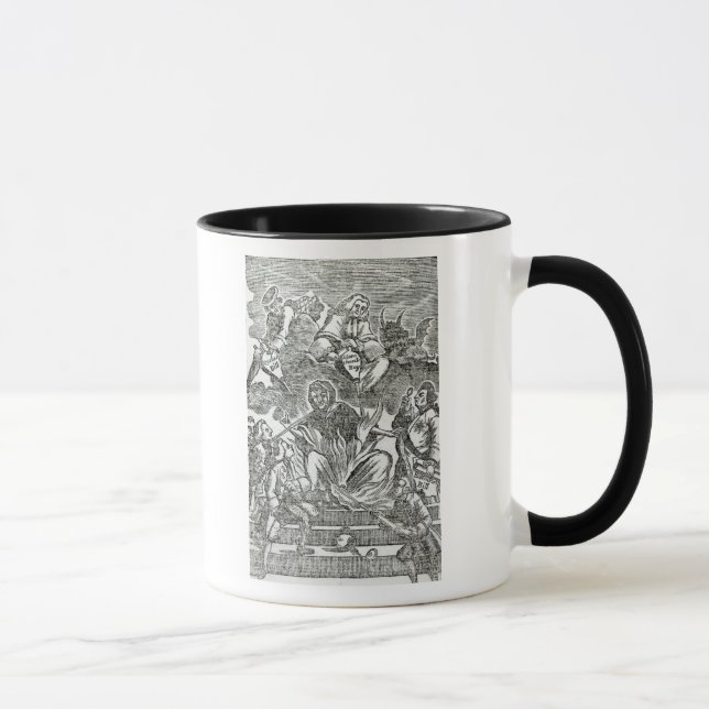 Taza América en llamas (Derecha)
