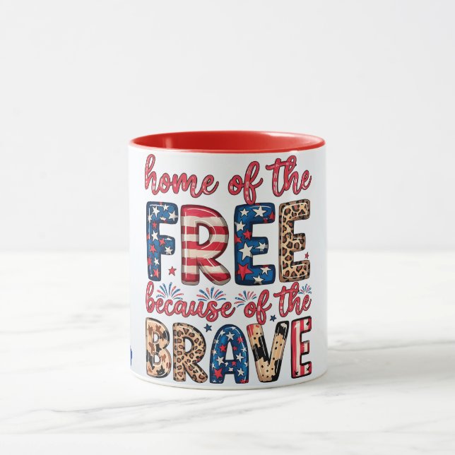 Taza América hogar de los libres  (Centro)