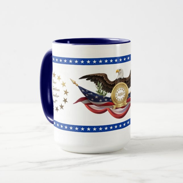 Taza America’s 250th Celebration Of Freedom/Independece (Anverso izquierdo)