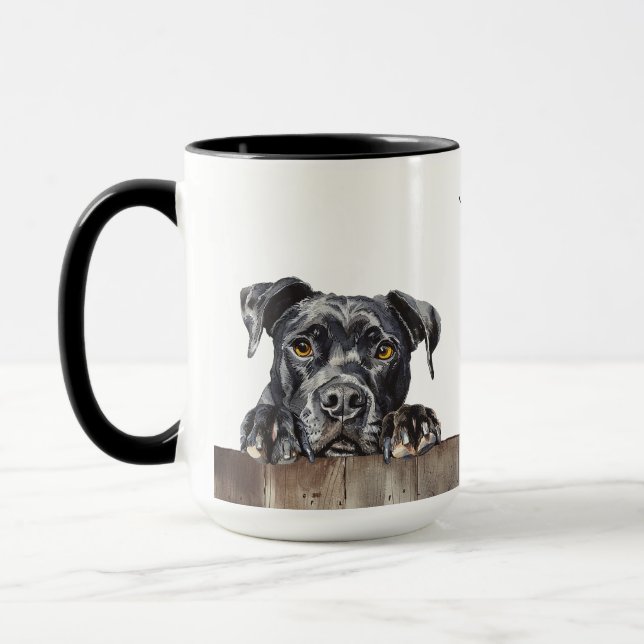 Taza American Staffordshire Terrier Dog Mug (Izquierda)