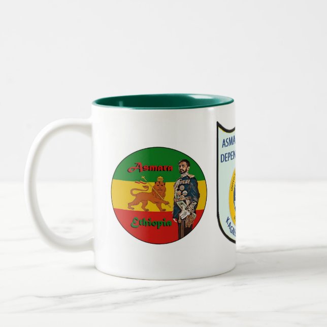 Taza americana de la escuela de Asmara (Izquierda)