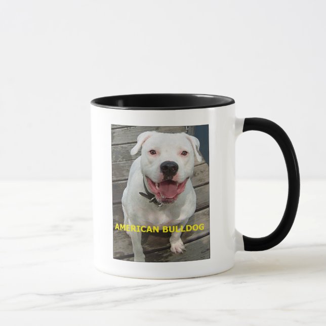 Taza americana del bulldog (Derecha)