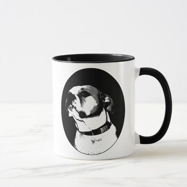 Taza americana del bulldog (Derecha)
