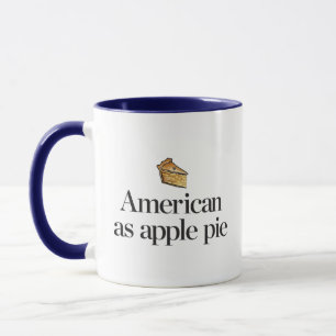 Taza Americano como empanada de Apple
