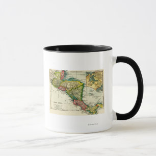 Taza AmericaPanoramic central MapCentral América