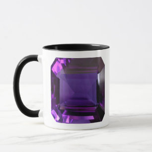 Taza Amethyst Gemstone Purple