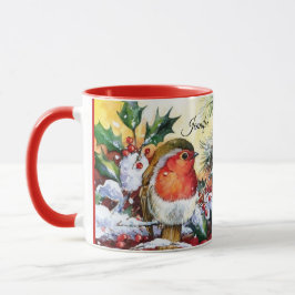 Taza Amigo de Birdwatcher Navidades Regalo Añadir Nombr