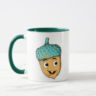 Taza Amigo del Bosque de la Bellota Sonriente