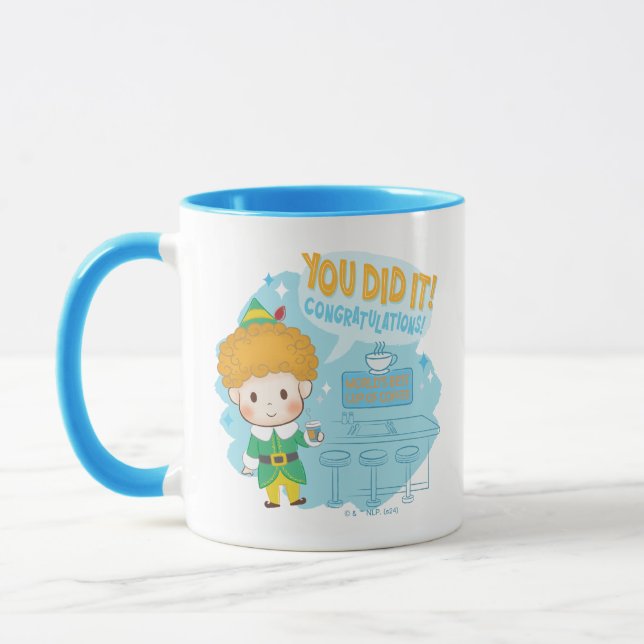 Taza ¡Amigo el Elf que lo hiciste! ¡Enhorabuena! (Izquierda)