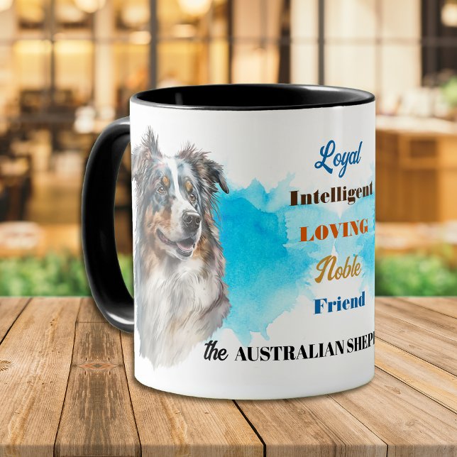 Taza Amigo leal del Pastor Australiano (Subido por el creador)