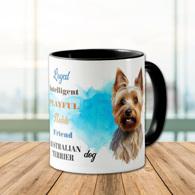 Taza Amigo leal del perro de Australia (Subido por el creador)