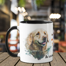 Taza Amigo leal del perro de Golden Retriever