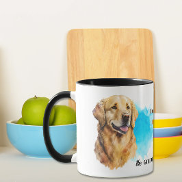 Taza Amigo leal del perro de Golden Retriever