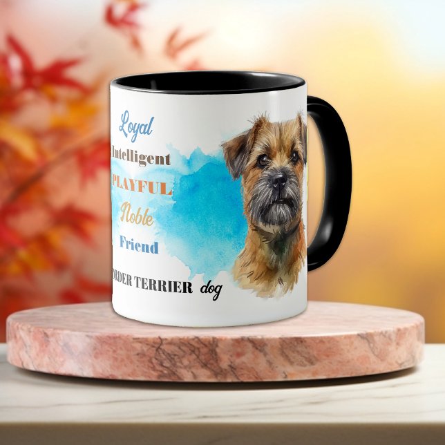 Taza Amigo leal del perro del territorio fronterizo (Subido por el creador)