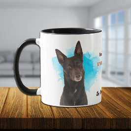 Taza Amigo leal del perro Kelpie australiano