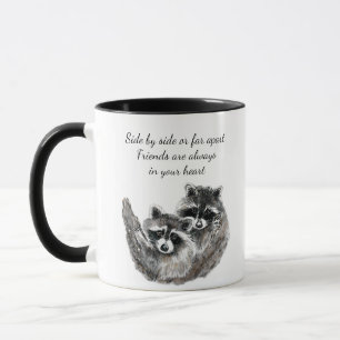 Taza Amigos de lado a lado o de lejos distintos citan R