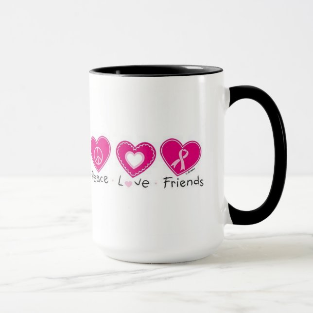 Taza Amigos de Peace Love Mug (Derecha)