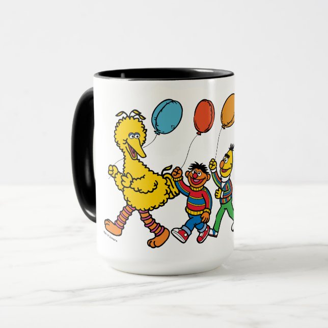 Taza Amigos de Sesame Street | Globos de fiesta (Anverso izquierdo)