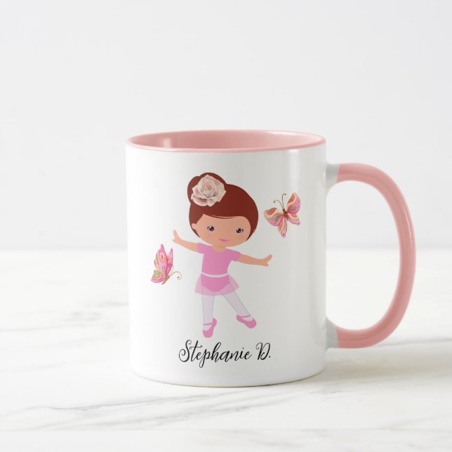 Taza Amigos del Ballet Mariposa Tutu Ballerina Chica (Derecha)