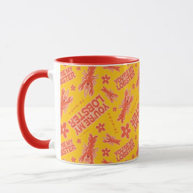 Taza AMIGOS™ | Eres mi patrón vibrante de langosta (Izquierda)