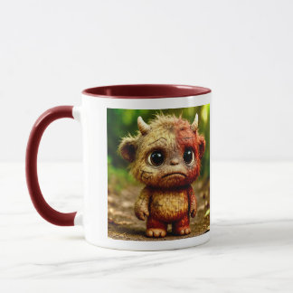 Taza Amigos extraños - Poster del Demon Baby Triste