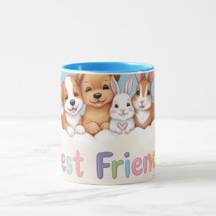 Taza Amigos Gatos Adorables por Siempre