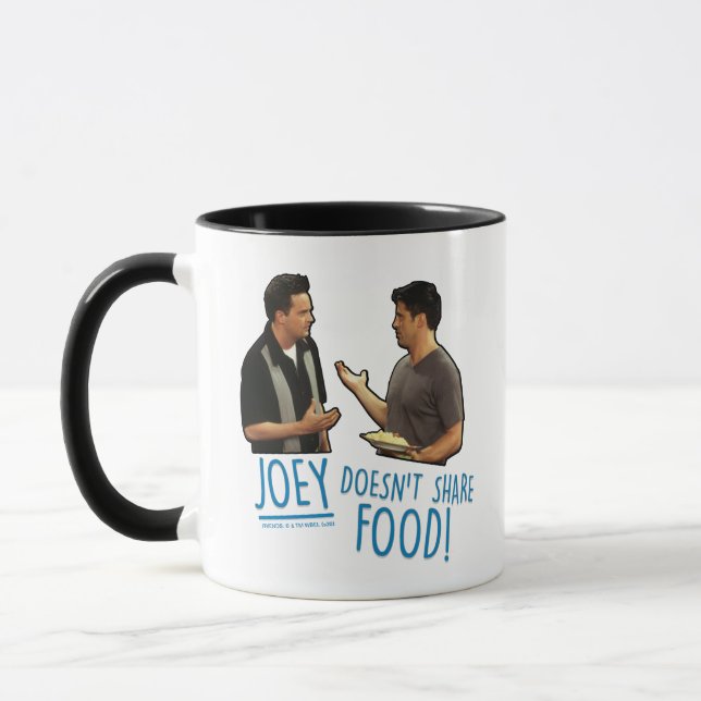 Taza AMIGOS™ ¡Joey no comparte comida! (Izquierda)