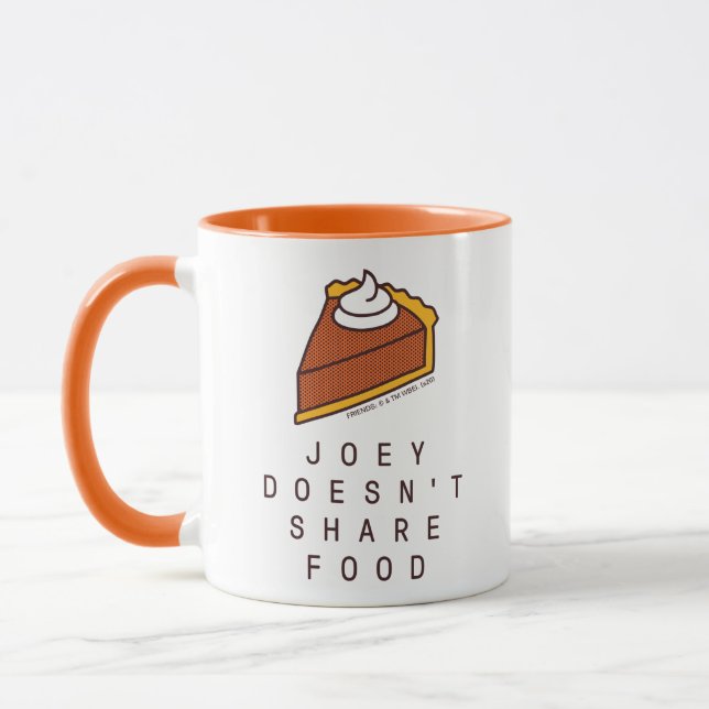 Taza AMIGOS™ | Joey no comparte comida (Izquierda)
