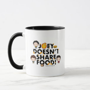 Taza AMIGOS™   Joey no comparte la teoría de la comida