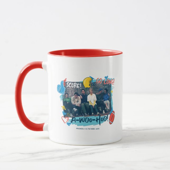Taza AMIGOS™ | Juego de fútbol (Izquierda)