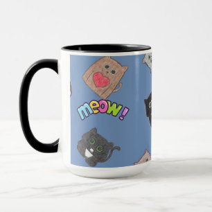 Taza Amigos pawtaculares de las mailiacatcreations