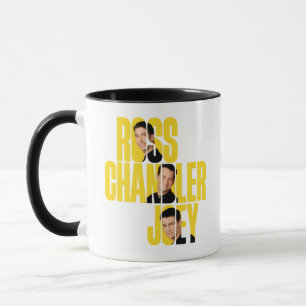 Taza AMIGOS™   Ross, Chandler y Joey