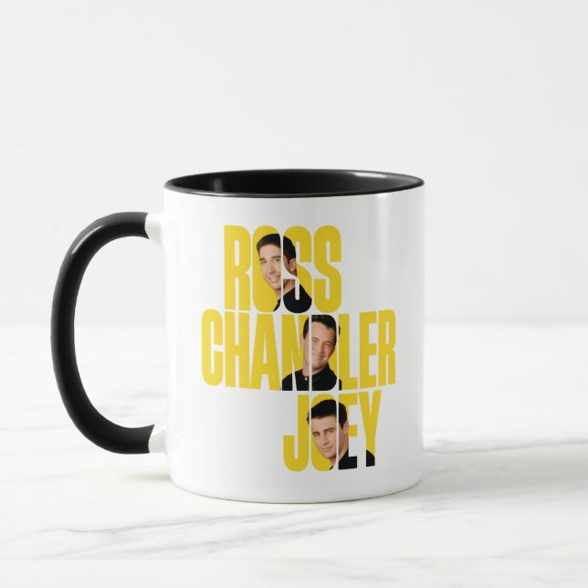 Taza AMIGOS™ | Ross, Chandler y Joey (Izquierda)