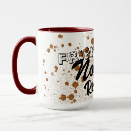 Taza "Amistad: No se necesita rellenar" - Café moderno
