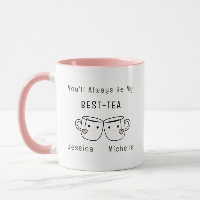 Taza Amistad personalizada con el mejor té (Izquierda)