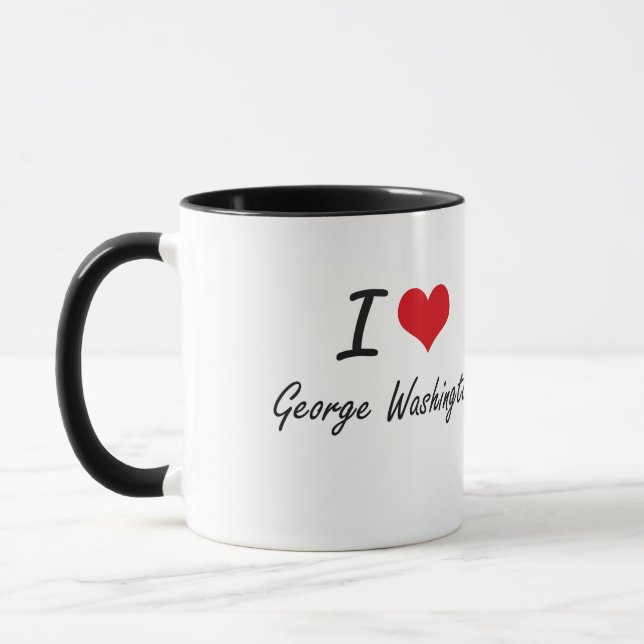 Taza Amo a George Washington (Izquierda)