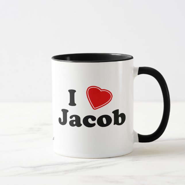 Taza Amo a Jacob (Derecha)