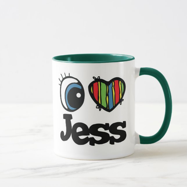 Taza Amo a Jess (Derecha)