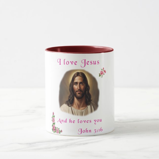 Taza Amo a Jesús (Centro)