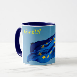 Taza "Amo a la UE"