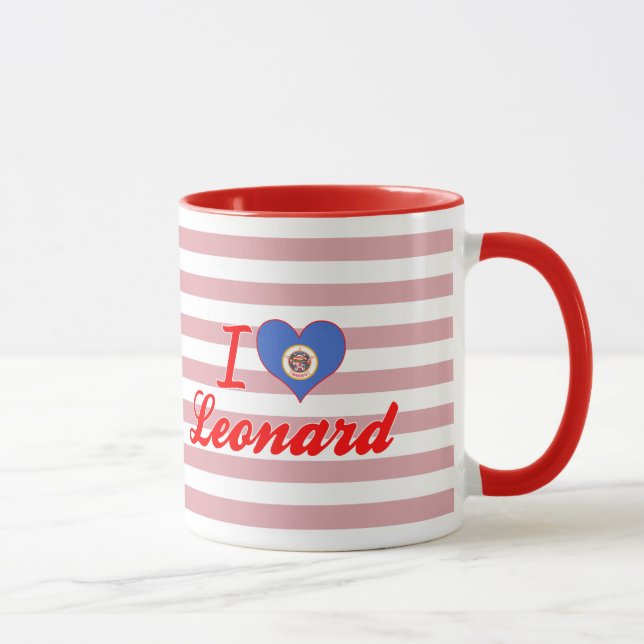 Taza Amo a Leonard, Minnesota (Derecha)