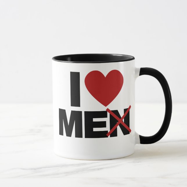 Taza Amo a los hombres (Derecha)