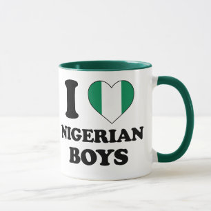 Taza Amo a los niños nigerianos