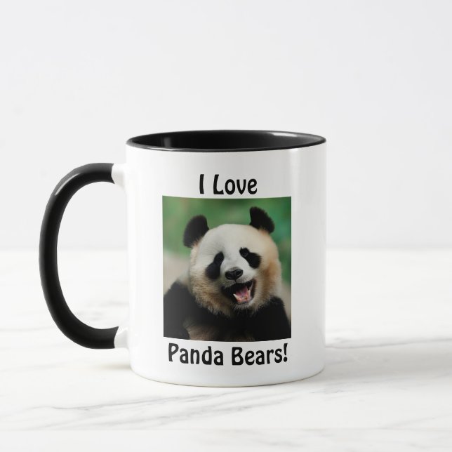 Taza Amo a los osos panda (Izquierda)