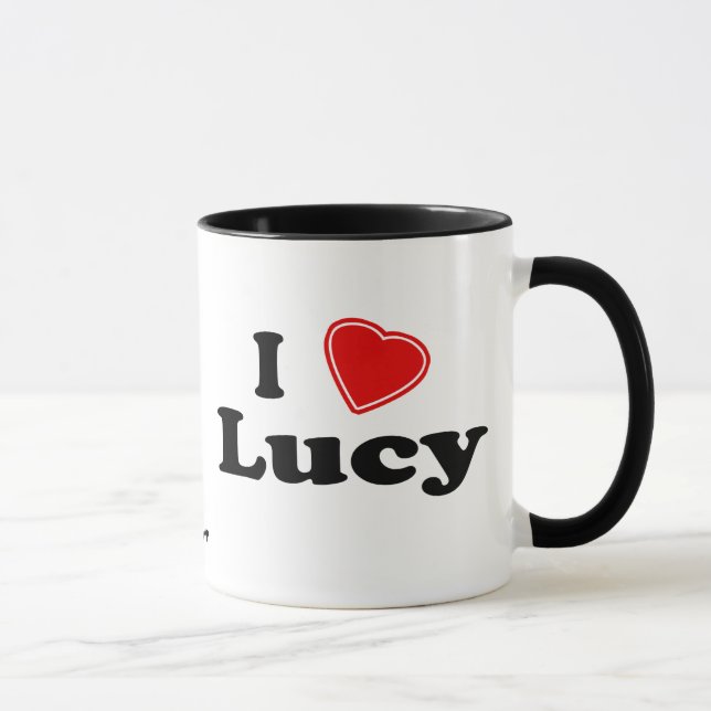 Taza Amo a Lucy (Derecha)