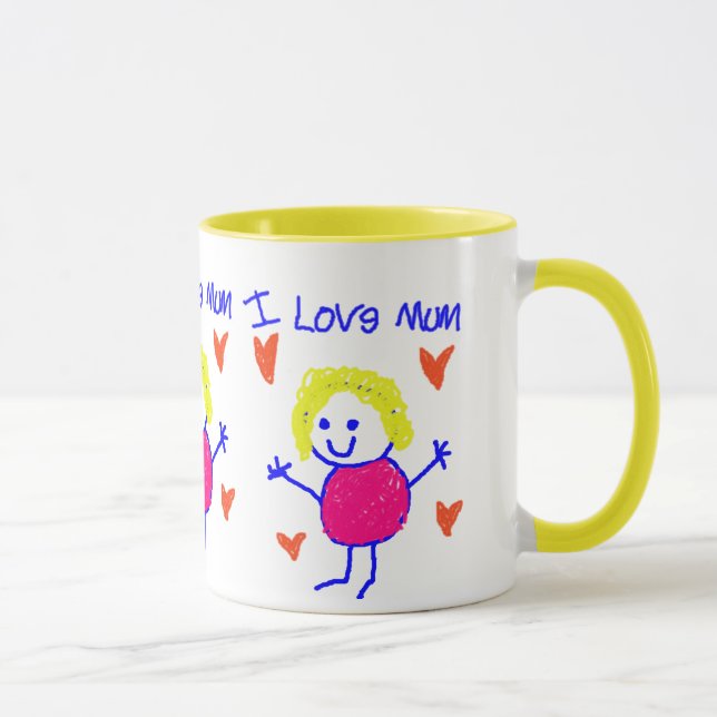 Taza Amo a mamá (Derecha)